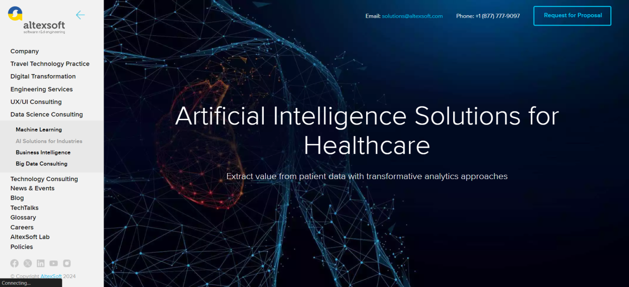 AI-powered healthcare solutions